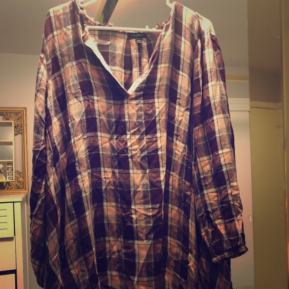Never worn Lane Bryant Flannel!